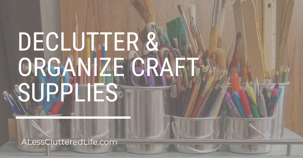Rows of bobbins of thread show the benefits of organized and declutter craft supplies.